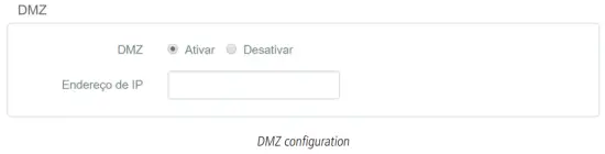 intelbras RF 301K 300Mbps Wireless Router - DMZ configuration