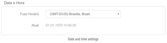 intelbras RF 301K 300Mbps Wireless Router - time settings