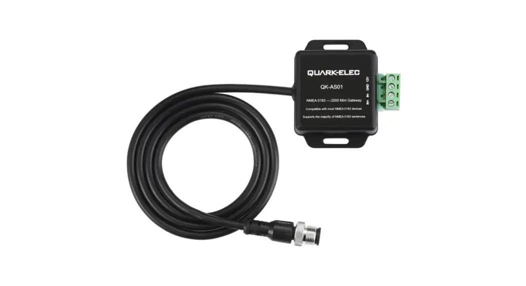 Quark-elec Qk-as01 Nmea 0183 To Nmea 2000 Mini Gateway Instruction Manual Quark-elec Qk-as01 Nmea 0183 To Nmea 2000 Mini Gateway Instruction Manual