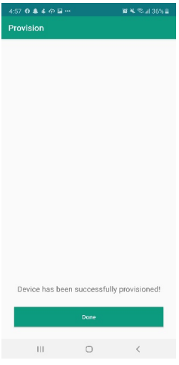 Provisioning Procedure