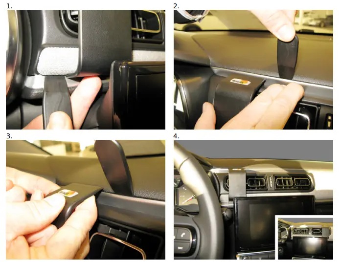 Brodit 855281 ProClip Mounting Bracket Attach onto Vehicles Dashboard - fig2