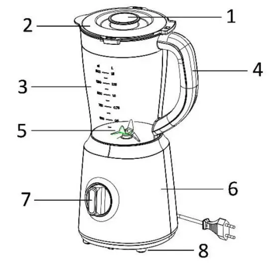 emerio 89980100 Insido Blender - figure 1