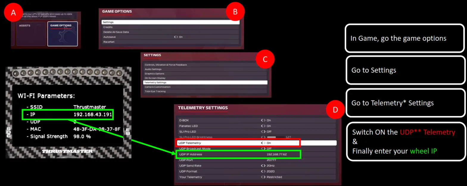 THRUSTMASTER Formula Wheel Add On Ferrari SF1000 Edition Wireless - fig 7