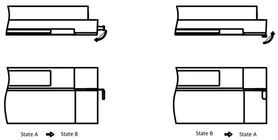 Description of using the lock