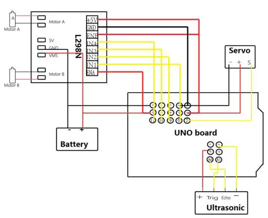 Playknowlogy Robotics car kit - Wire connection 2