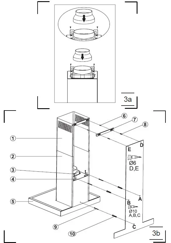 GRAM 3461-90 X Kitchen Extractor Hood-3