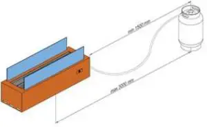 Gas cylinder montage (only LPG version) - Figure 4