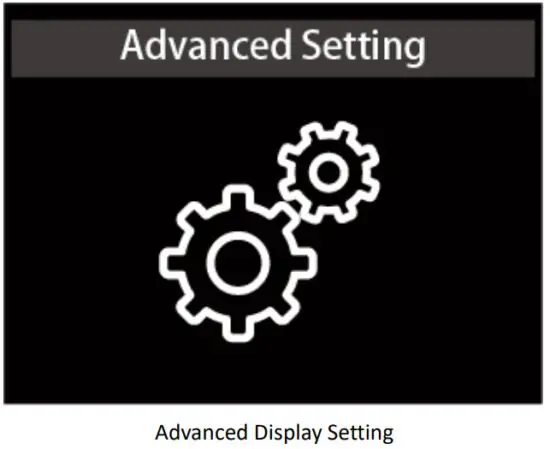 Cyrusher K5242 LCD Display - Advanced Display Setting