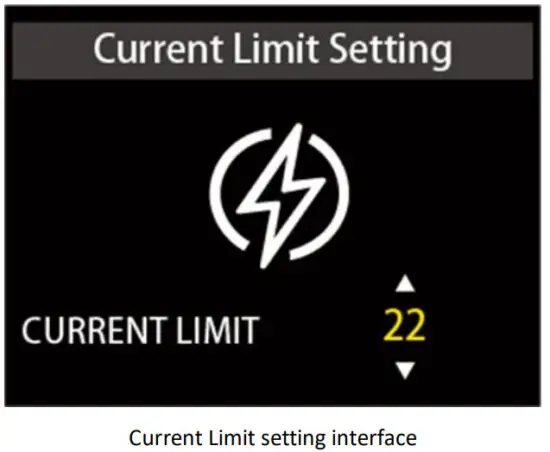 Cyrusher K5242 LCD Display - Current Limit setting