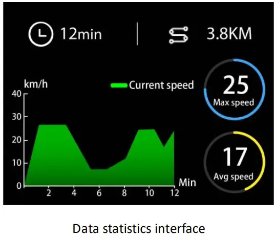 Cyrusher K5242 LCD Display - Data statistics