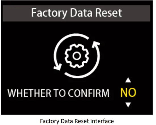 Cyrusher K5242 LCD Display - Factory Data Reset