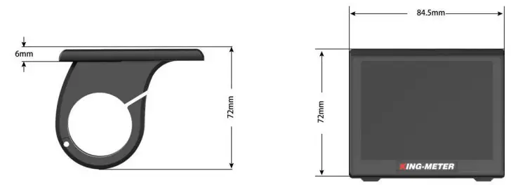 Cyrusher K5242 LCD Display - Material and Color