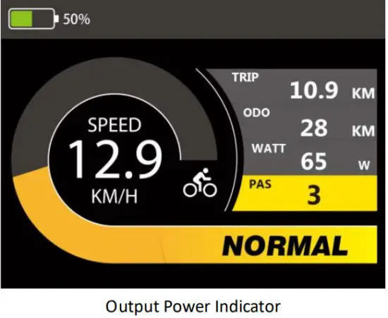 Cyrusher K5242 LCD Display - Output Power