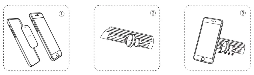 UGREEN LP117 Car Mount Magnetic Phone Holder-