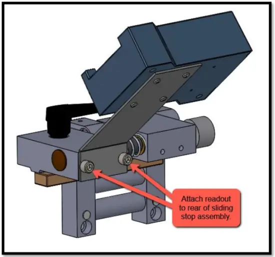 Install the Sliding Stop Assembly