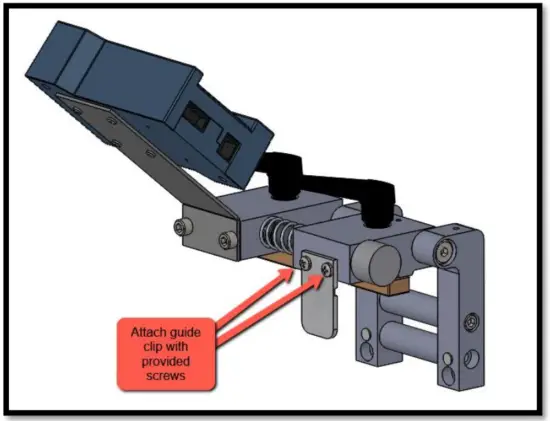Install the Sliding Stop Assembly