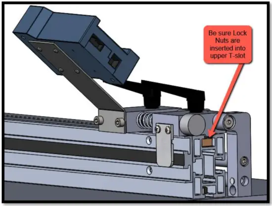 Install the Sliding Stop Assembly