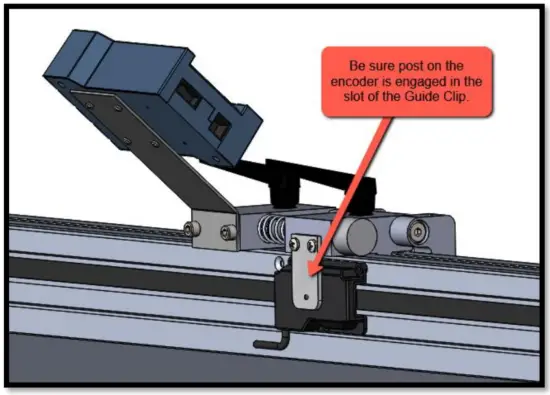 Install the Sliding Stop Assembly