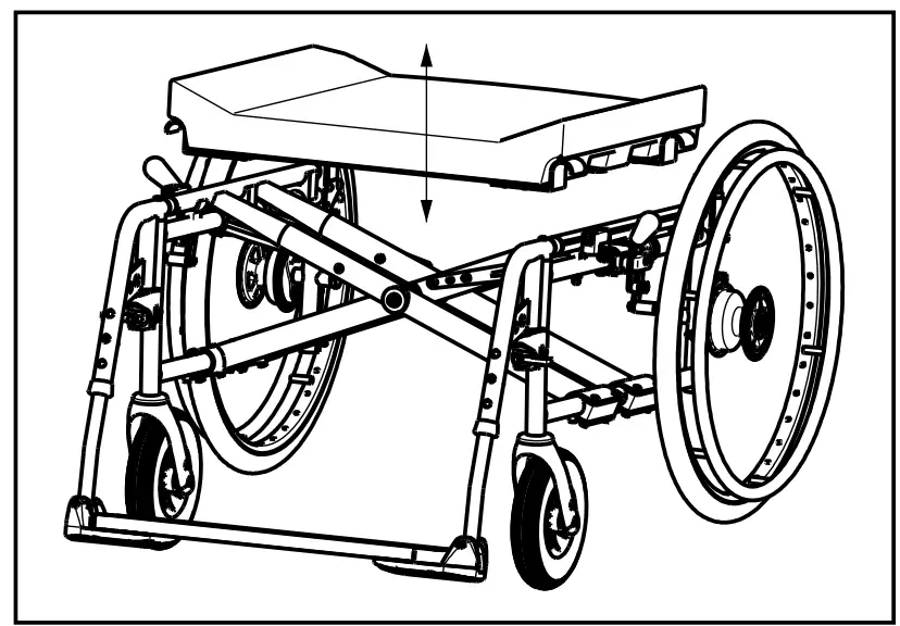 VERMEIREN TECH000910 Eclipse XXL Wheelchair - Drawing 7