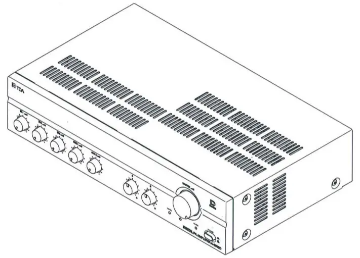 TOA A 2030D Series Digital PA Amplifiers