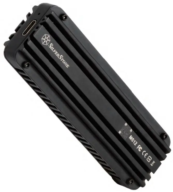 SILVERSTONE MS12 20Gbps SuperSpeed USB 32 Type C to NVMe M 2 SSD Enclosure 
