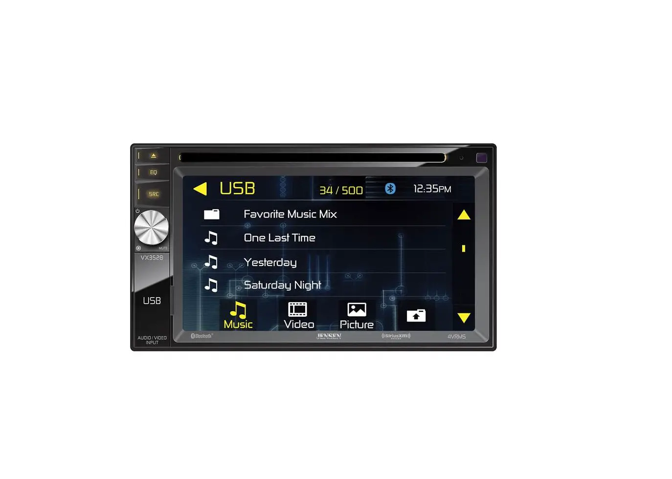 Jensen Multimedia Dvd Receiver With Bluetooth And 6.2