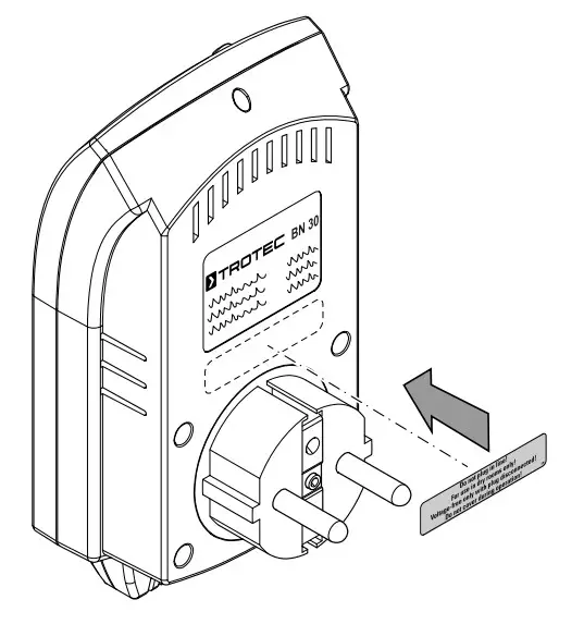 TROTEC BN30 Socket Thermostat - Figure 1