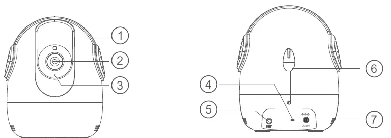Shenzhen Gospell Smarthome Electronic 8205KG 2.4GHz Digital Wireless Baby Monitor 2