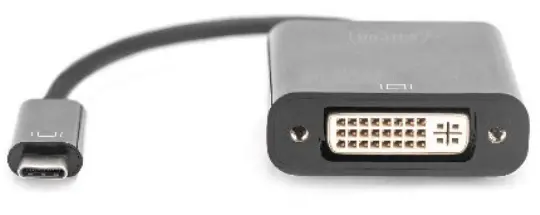 DIGITUS DA 70829 USB Type C to DVI Graphics Adapter - fig