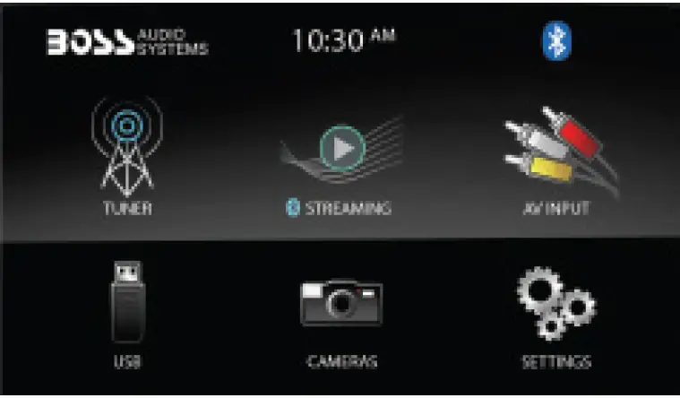 BOSS AUDIO SYSTEM MGV520B Marine Gauge Digital Multimedia AM-FM Radio 13