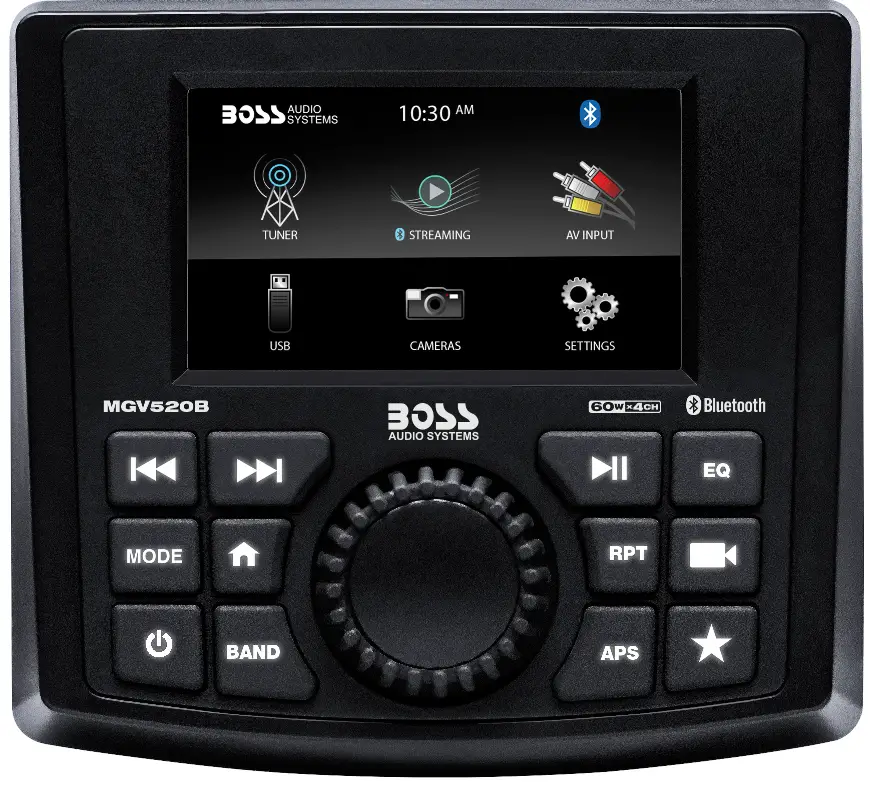 BOSS AUDIO SYSTEM MGV520B Marine Gauge Digital Multimedia AM-FM Radio product