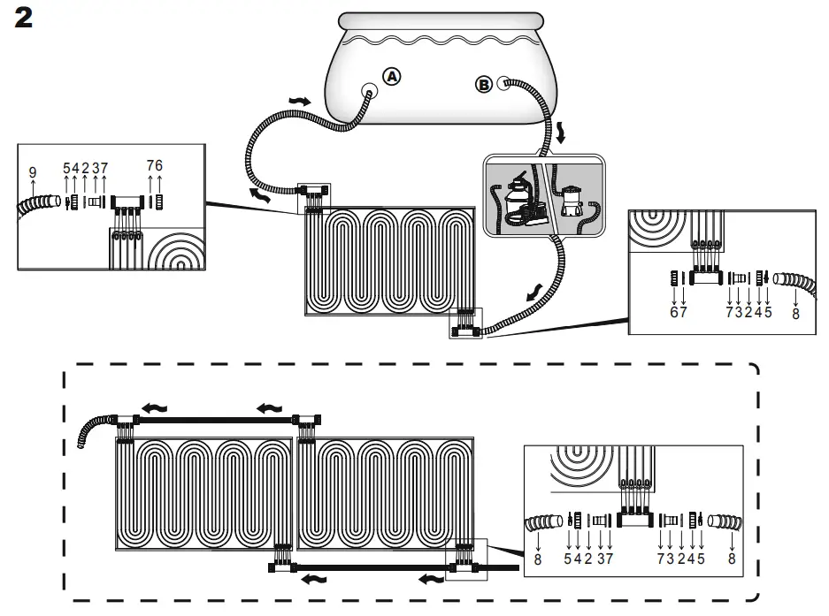 Bestway 58423 Clean Sun Powered Pool Pad fig 2