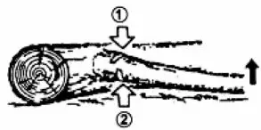 FIG 9 Removing a fallen tree