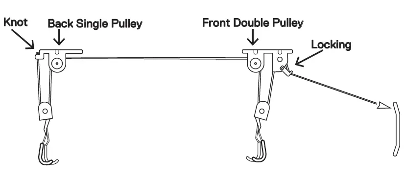 DELTA-RS2300-Single-Bike-Ceiling-Hoist-With-Straps-FIG-5