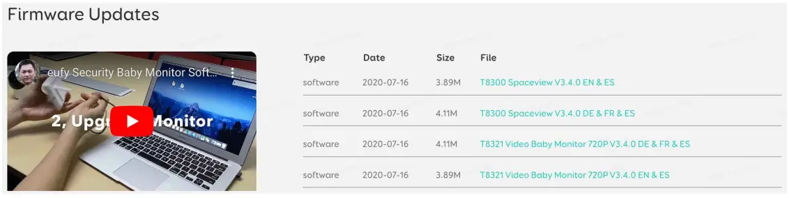 eufy T83001D2 Security SpaceView Baby Monitor