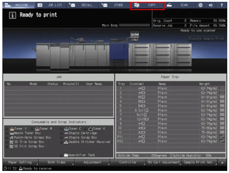 KONICA MINOLTA C6085 Accurio Press Professional Printer - 2