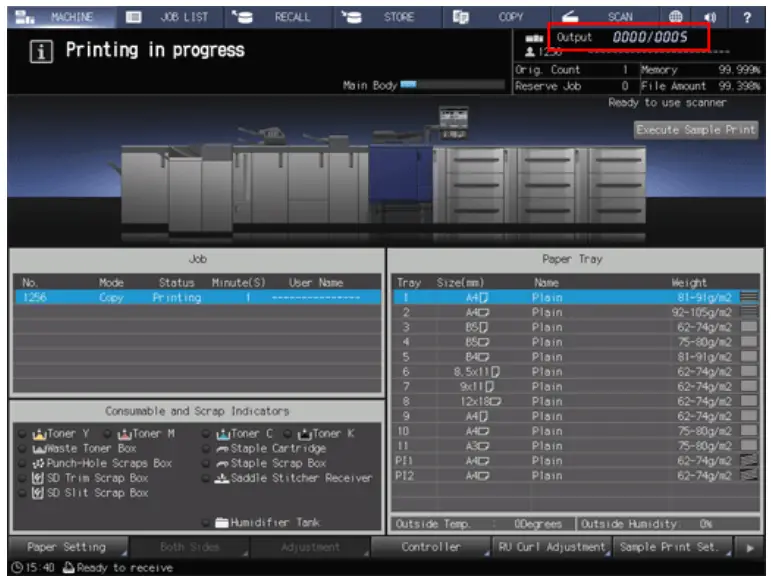 KONICA MINOLTA C6085 Accurio Press Professional Printer - 8