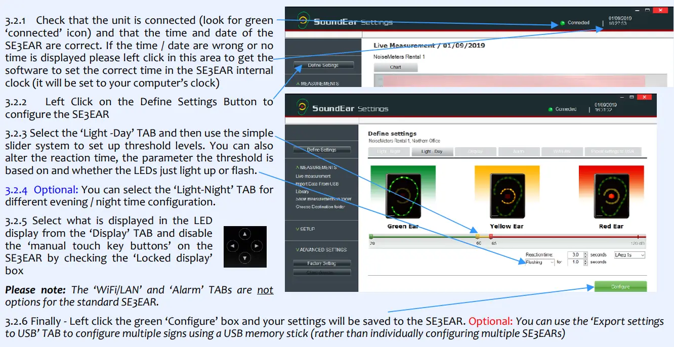NoiseMeters SE3EAR Advanced Noise Warning Sign - 3