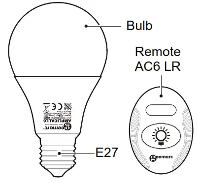 geemarc Amplicall 6 Wireless Door Smart Bulb - fig