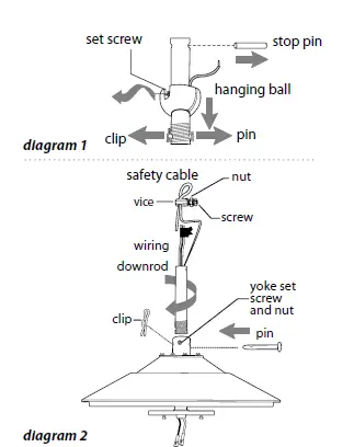 CRAFTMADE-DLY60-Delaney-5-Blade-Ceiling-Fan -nstallation-06