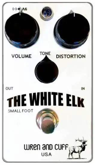 WREN AND CUFF White Elk Small Foot Fuzz Pedal.jpg