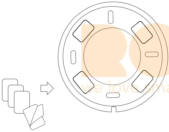 NETATMO NIS01 US Smart Indoor Siren - Stickers