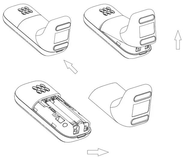 motorola PIP11 Digital Audio Baby Monitor - Connecting the baby unit 2