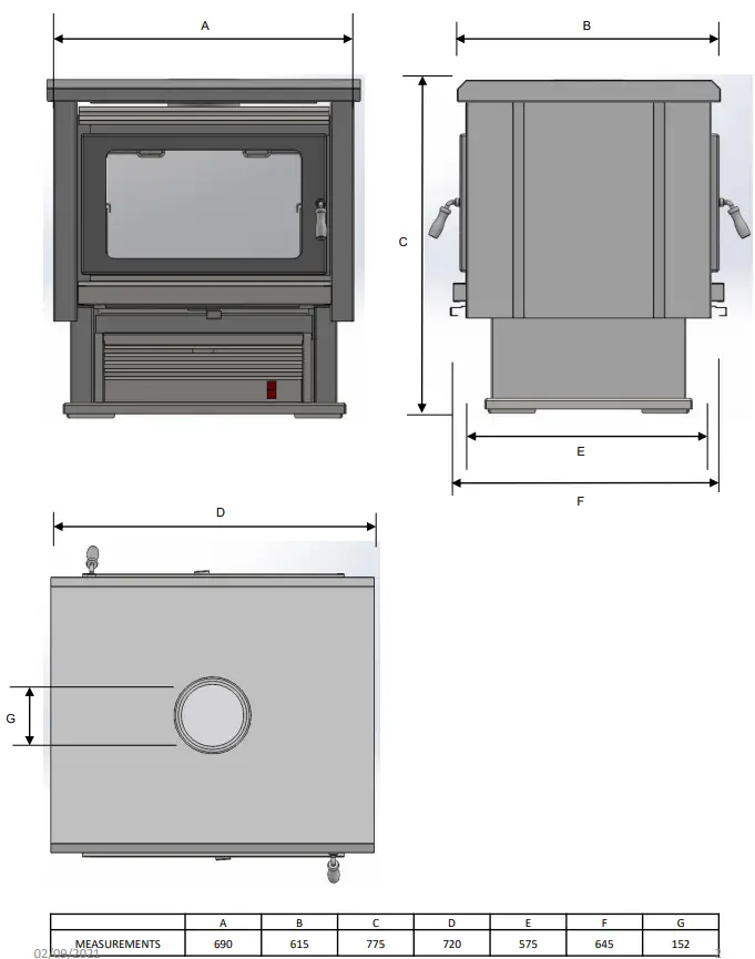 KEMLAN-Coupe-Freestanding-Wood-Heaters-FIG-1