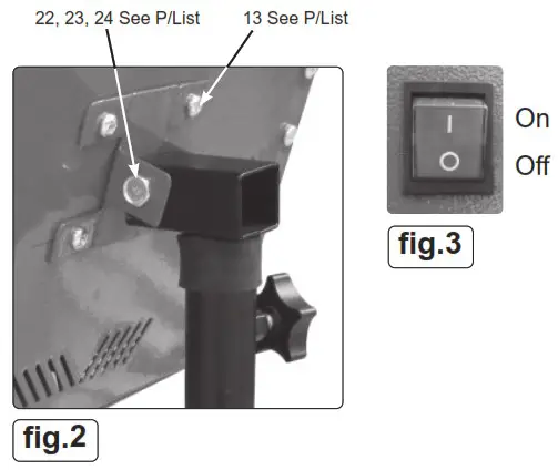 SEALEY CH30S Ceramic Heater with Telescopic Tripod Stand - SPECIFICATIO 1