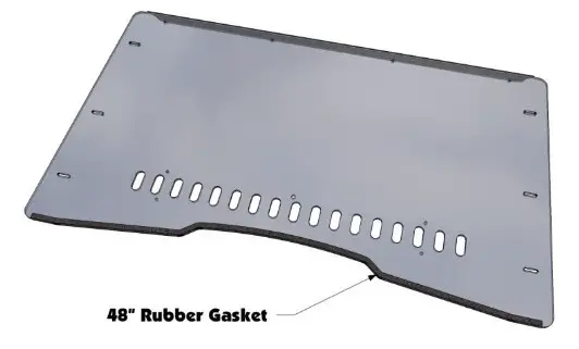 FALCON RIDGE KU-X900-WD05 Aero-Vent Front Windshield for Side by Side UTV fig 5