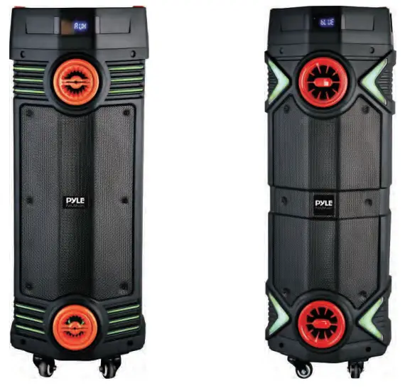 PYLE PPHP2694B 6 5 Inch Dual Wireless Portable PA Speaker