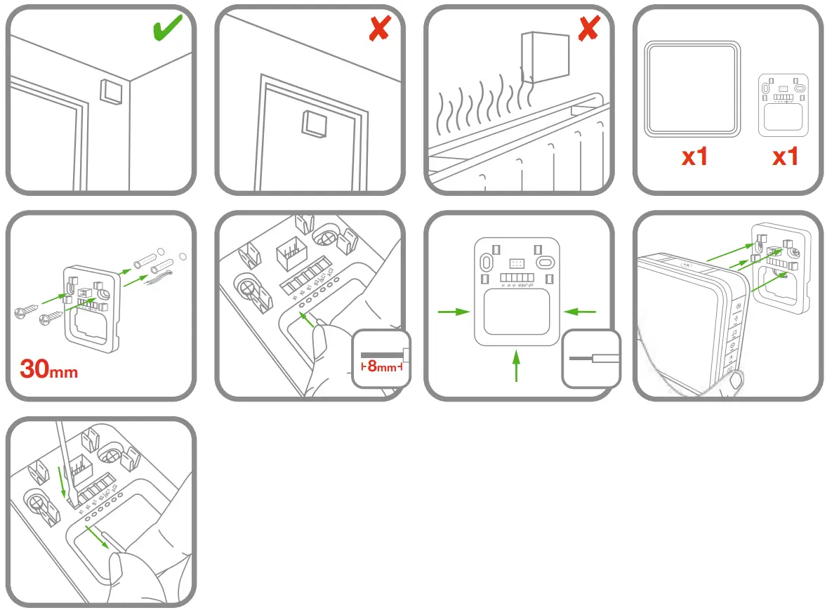 DW915XX Wired and Wireless Doorbell Mounting Instructions