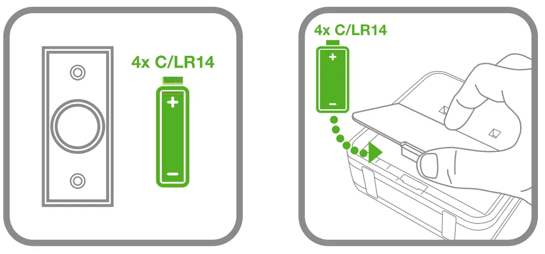 Wired Push Button With Batteries