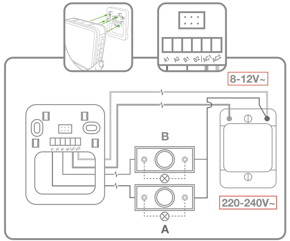 Wired Illuminated Push Button With Transformer